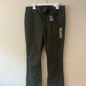 NWT Women’s Lee Bootcut Jeans, Size 14, Olive Green